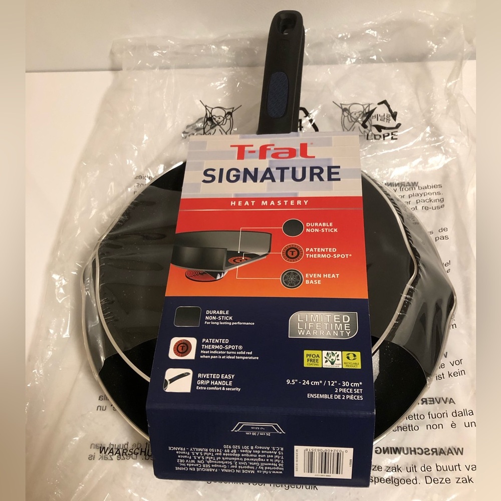 T-Fal Signature Heat Mastery 2 Piece Set